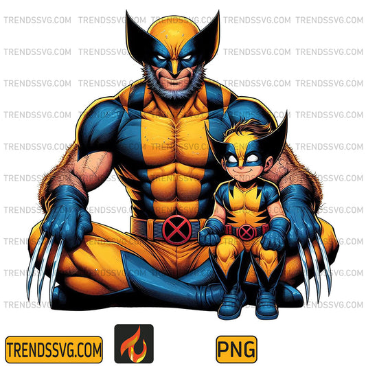 Wolverine-Dad-And-Son-Png_1