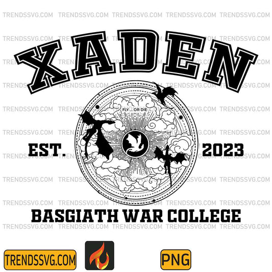 Xaden-Est-2023-Basgiath-War-College-Png