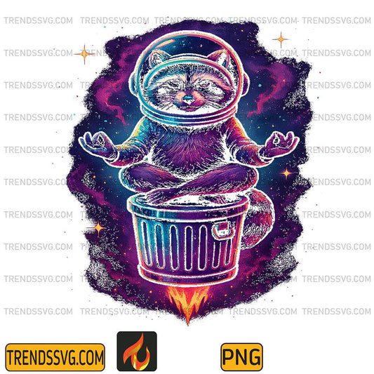 Zen-Raccoon-Astronaut-Meditationin-Space-Rocket-Trash-Can-Png