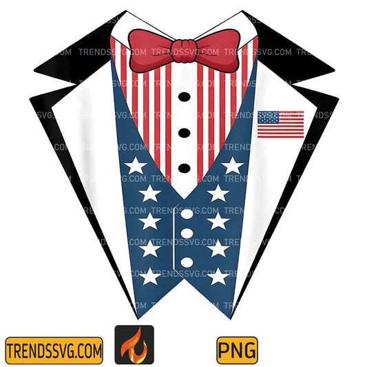 american-flag-tuxedo-costume-png