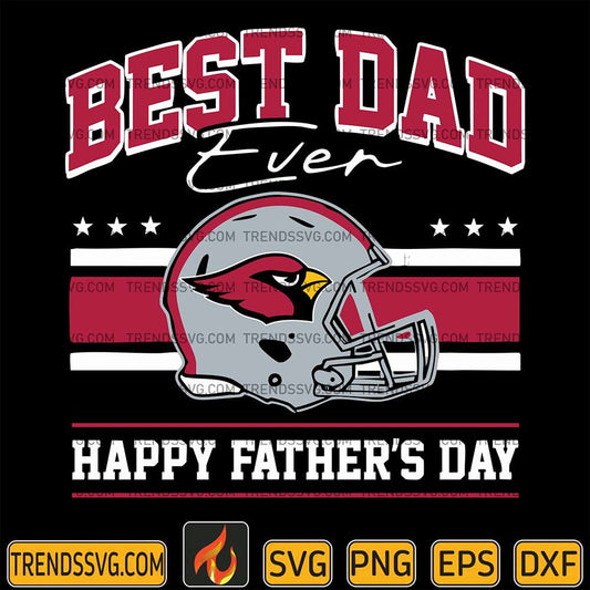 Best Dad Ever Arizona Cardinals Svg JUMBOSVG