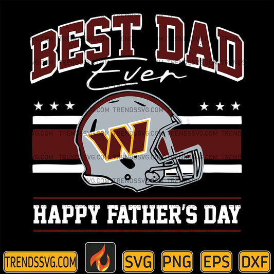 best-dad-ever-washington-commanders-svg