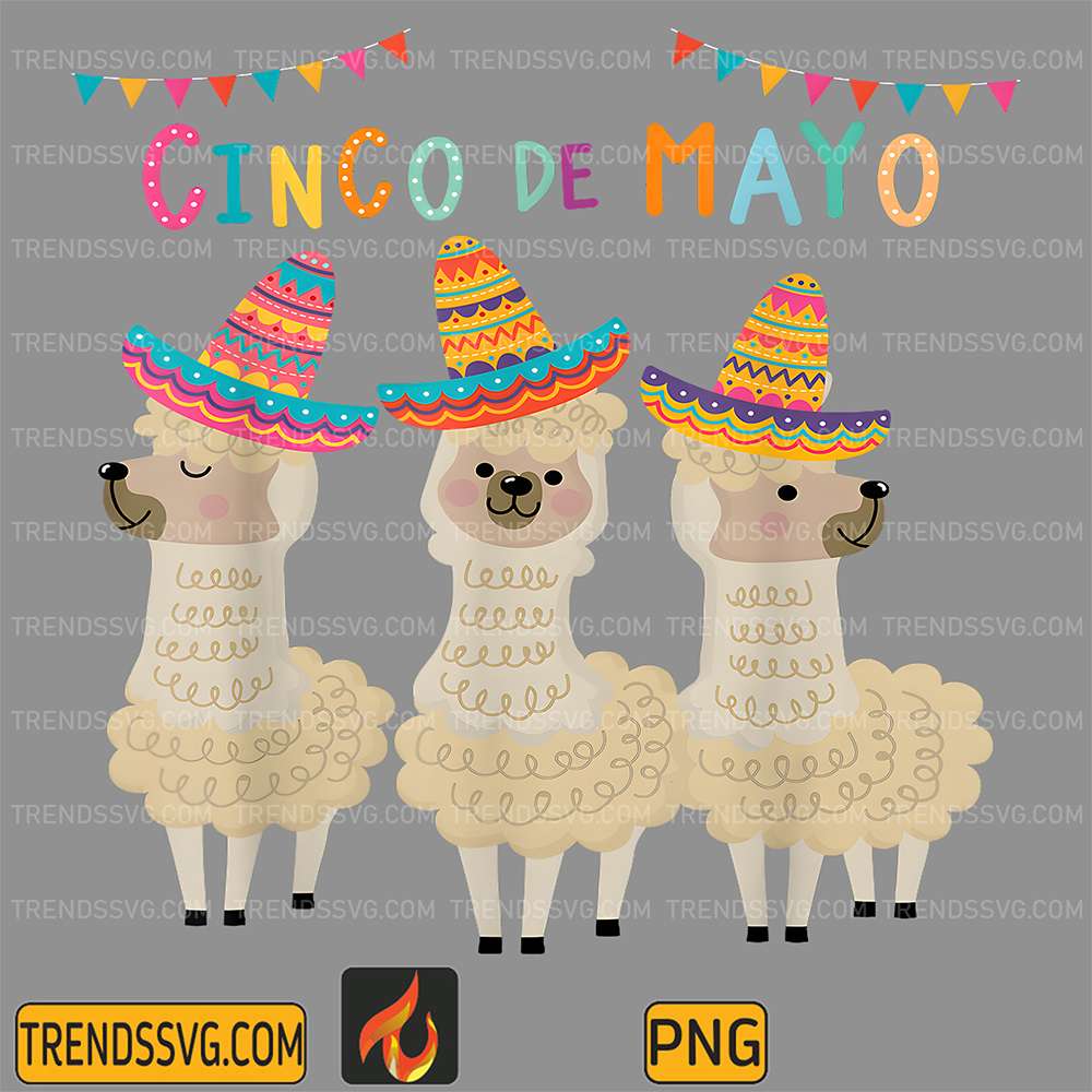 cinco-de-mayo-llama-fiesta-ultimate-party-vibe-may-5th-png