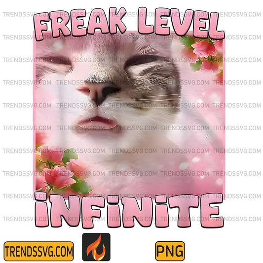 freak-level-infinite-cat-meme-png