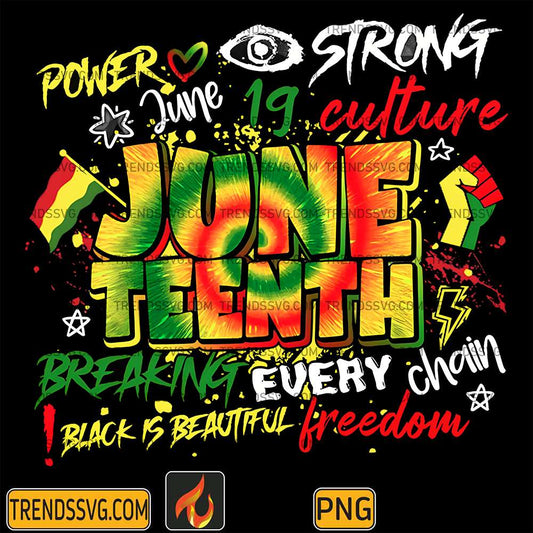 Juneteenth 1865 Png TRENDSSVG