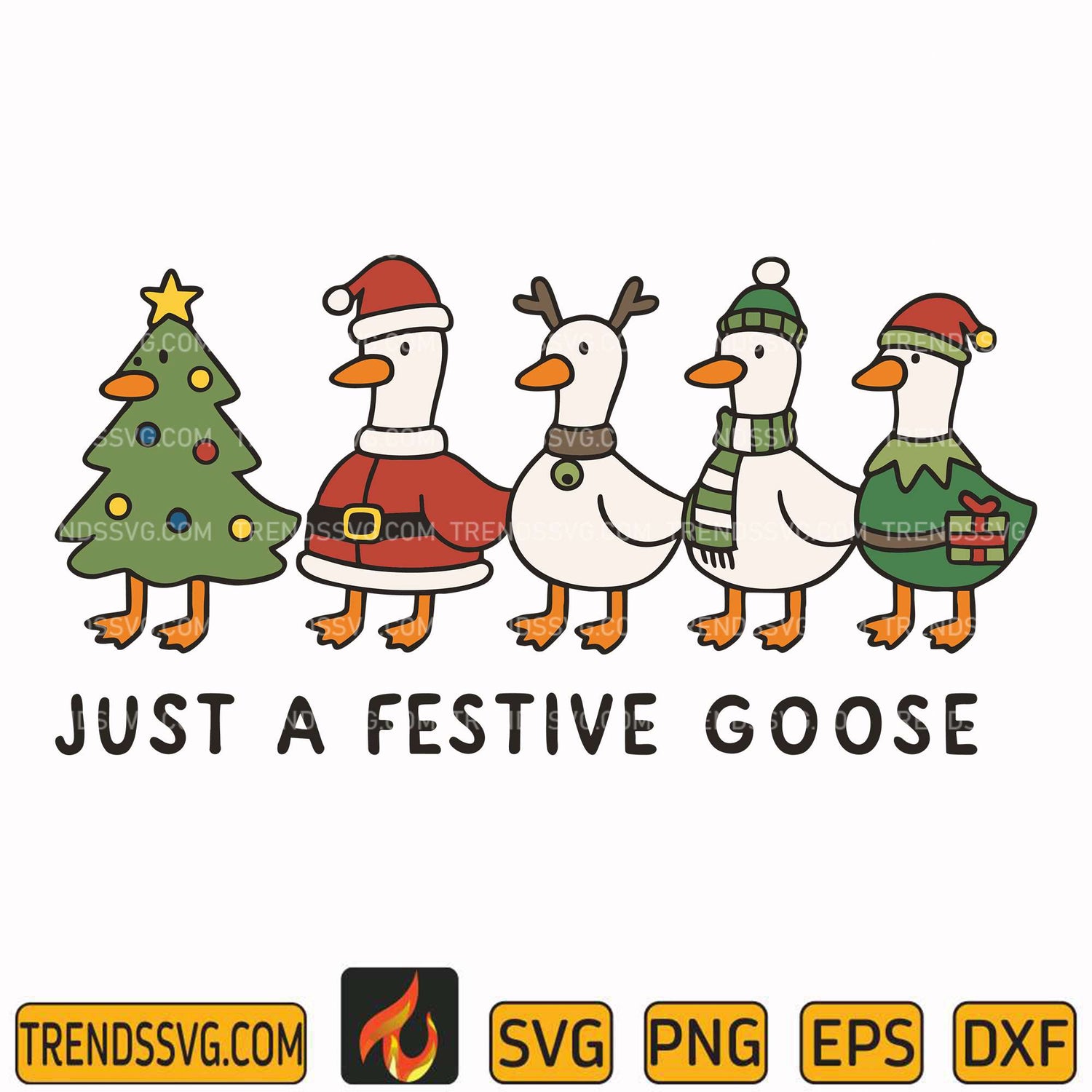 just-a-festive-goose-svg