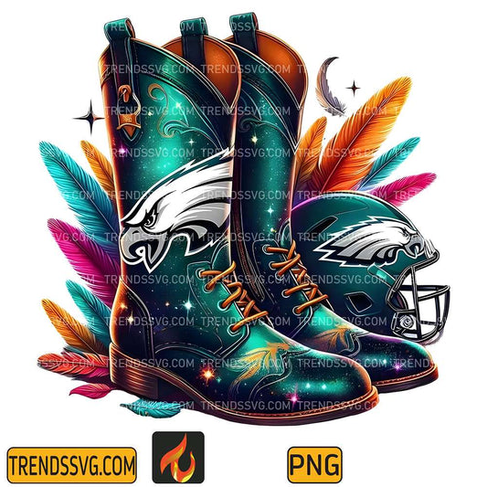 philadelphia-eagles-cowboy-boots-png